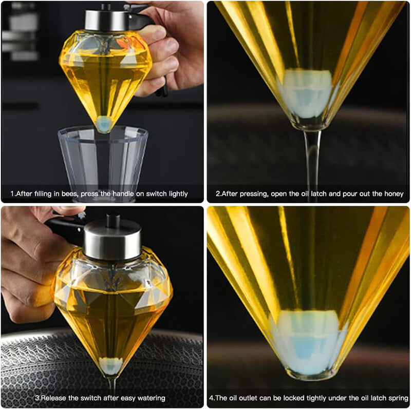 🔥2025 Hot Sale🎁Diamant Glas Ölflasche