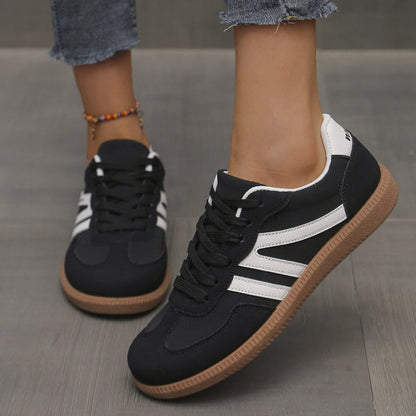 🏆Blitzangebot⚡Über 5K+ verkauft!💥!Damen Stylische Runde Zehen Rutschfeste Freizeitschuhe