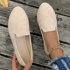 🔥Heißer Verkauf🔥 Lässige, einfarbige flache Schuhe für Damen