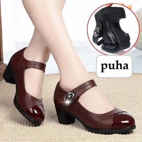 Cómodos zapatos vintage de Mary Jane