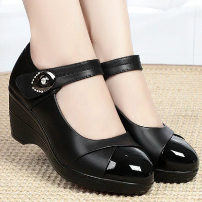 Cómodos zapatos vintage de Mary Jane
