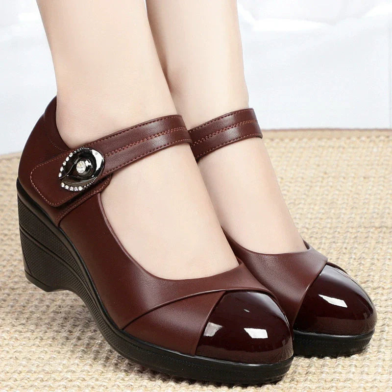 Cómodos zapatos vintage de Mary Jane