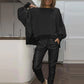 2-teiliges Outfit für Damen: Set aus übergroßem Sweatshirt und Jogginghose
