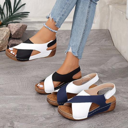 【UE 36-43】🏖️Sandalias de playa de punta abierta Casualowe👡