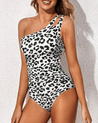 🌸🌼Frühjahrsaktion 49% RABATT🧚Einstückiger asymmetrischer Damen-Badeanzug