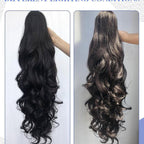 💜 LETZTER TAG DER AKTION – 50 % RABATT 💜 Clip-on-Haarverlängerung für welligen Pferdeschwanz