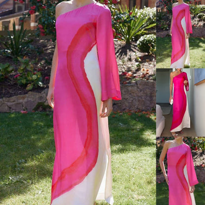 Damas Color casual Block One Shoest Vestido