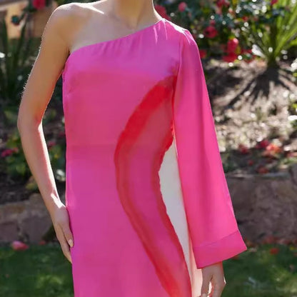 Damas Color casual Block One Shoest Vestido