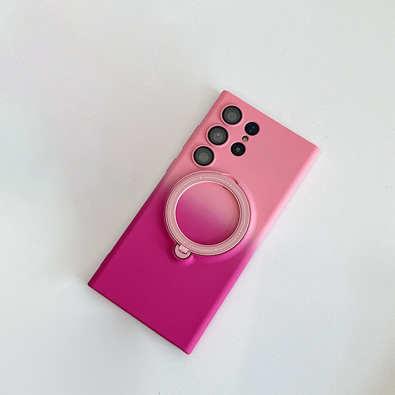 Magnetische Handyhülle mit Farbverlauf und Ringständer