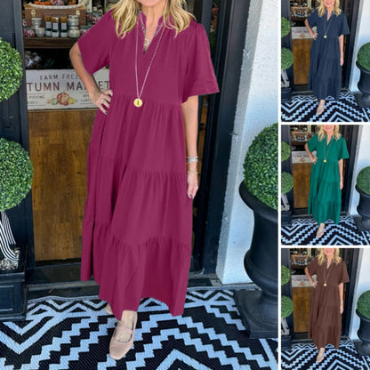 El elegante vestido maxi de las mujeres, elegante