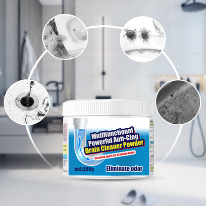 🫧🚽Multifunktionales, leistungsstarkes Abflussreinigerpulver gegen Verstopfungen🫧
