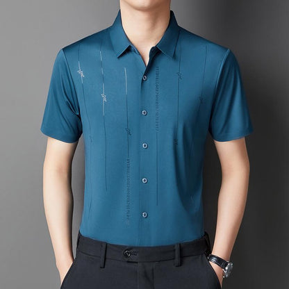 ✨Men's Stretch Anti-Wrinkle Ice Silk Shirt✨