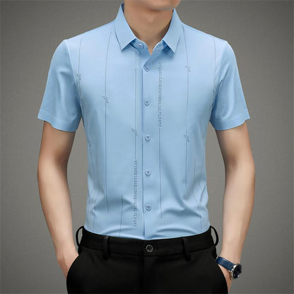 ✨Men's Stretch Anti-Wrinkle Ice Silk Shirt✨