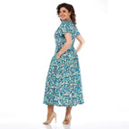 🔥Promotion - 50% discount🎉Summer Patterned Chiffon Dress