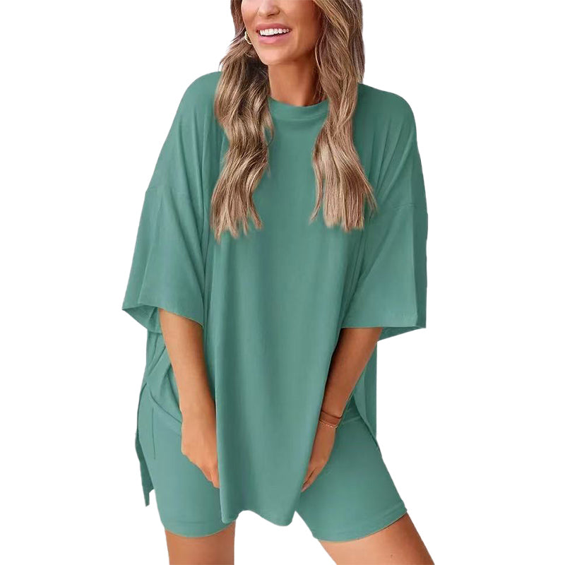 💞LETZTER TAG – 60 % RABATT🌸 Lässiges, locker geschnittenes zweiteiliges Sommer-Set für Damen💃