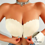 🔥 Letzter Tag 50% Rabatt! 🔥Nahtloser trägerloser Bandeau-BH mit Frontverschluss