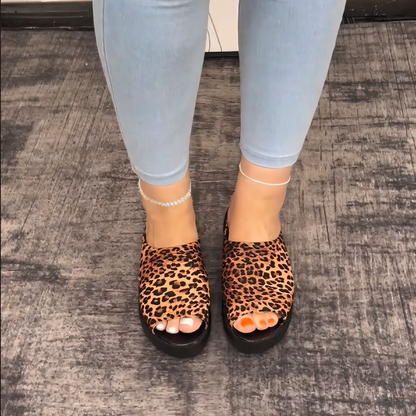 Sandalias de tacón abiertas para mujeres para mujeres