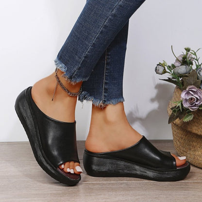 Sandalias de tacón abiertas para mujeres para mujeres