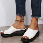 Open-Toe Chunky Heel Sandals for Women
