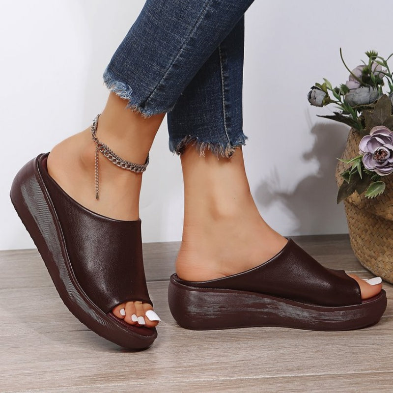 Sandalias de tacón abiertas para mujeres para mujeres