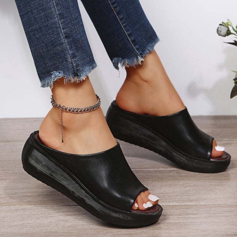 Sandalias de tacón abiertas para mujeres para mujeres