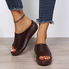 Open-Toe Chunky Heel Sandals for Women