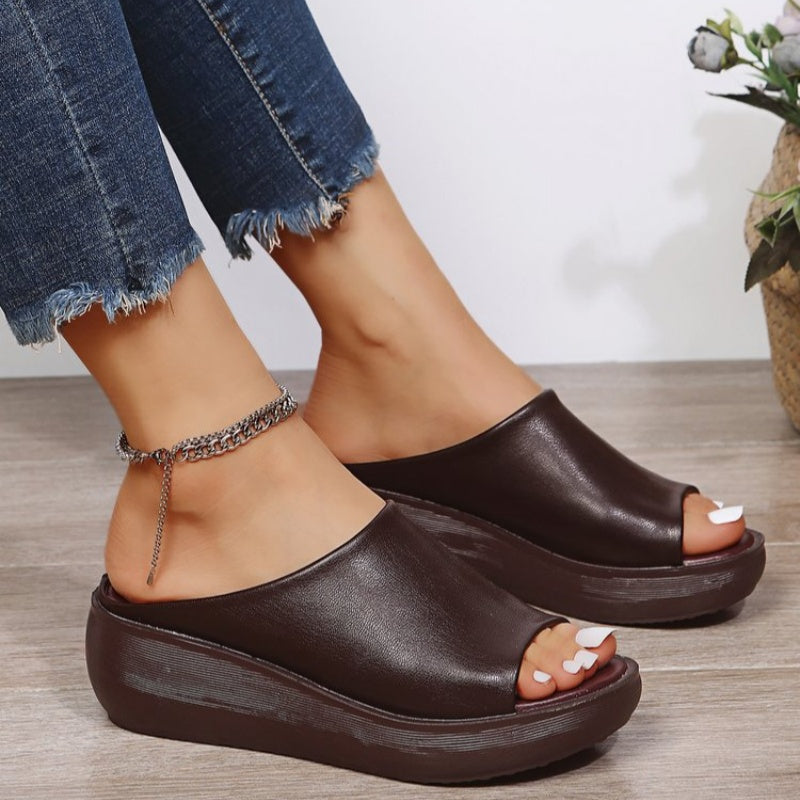 Sandalias de tacón abiertas para mujeres para mujeres