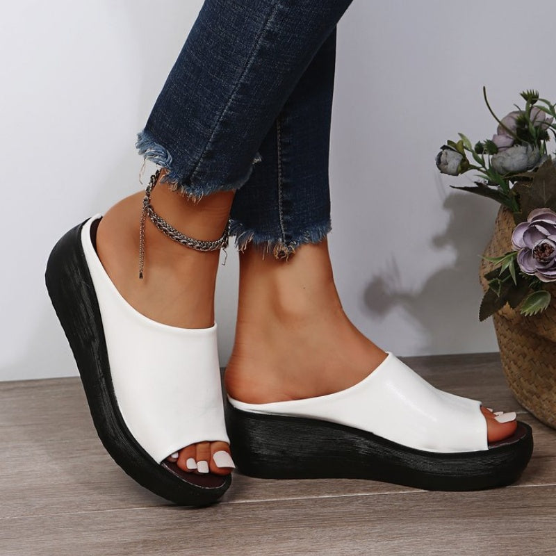Sandalias de tacón abiertas para mujeres para mujeres