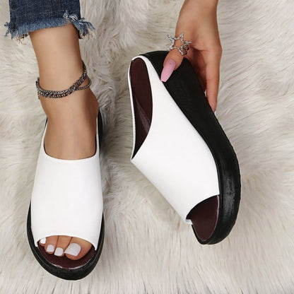 Sandalias de tacón abiertas para mujeres para mujeres