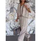 🔥2025 HOT SALE🔥2-teiliges Baumwoll-Leinen-Set für Damen💓