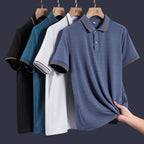 Hot Sale🔥 Men's Ice Silk Lapel Top