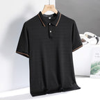 Hot Sale🔥 Men's Ice Silk Lapel Top