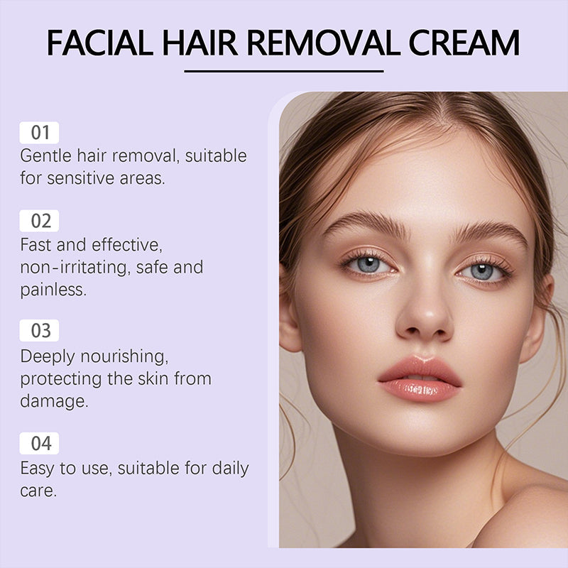 💜LETZTER TAG – KAUF 1, ERHALTE 1 GRATIS💜Sanfte & schmerzfreie Creme zur Haarentfernung im Gesicht