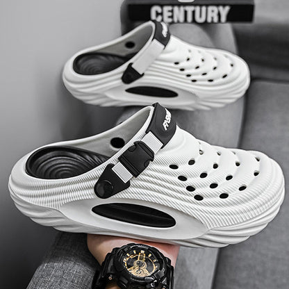 Atmungsaktive Slip-On-Sandalen für Herren👣Zwei Arten, ein Paar Schuhe zu tragen👣