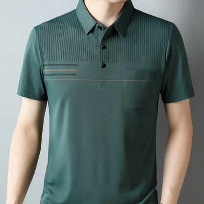Camiseta delgada, transpirable e informal de manga corta para hombres
