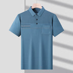 Dünnes, atmungsaktives, lässiges Kurzarm-T-Shirt für Herren