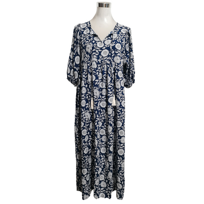 👗🌸 ‌SOMMERLICHE BLÜTENPRAHT: V-Ausschnitt Maxikleider mit LUXUS-CHIFFON‌ 👗🌸