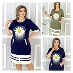 👗Schönes Kleid mit Aufdruck