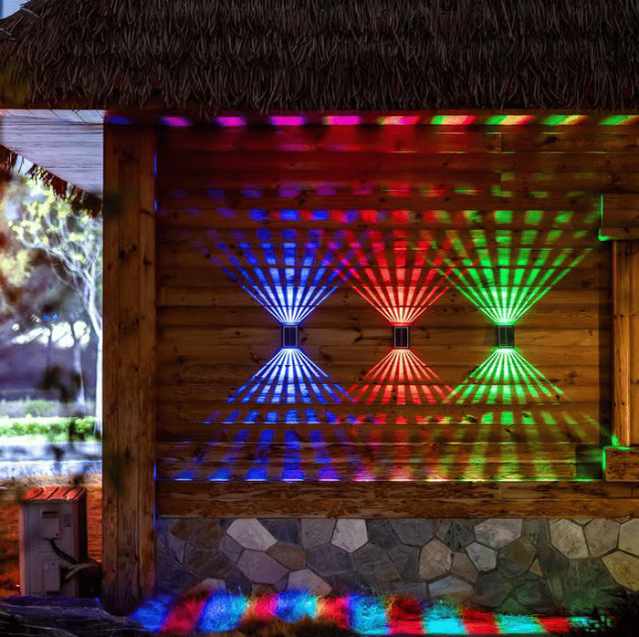 ✨ LETZTER TAG VERKAUF 50% RABATT ✨Wasserdichter 4-LED-Solar-Wandstrahler für den Außenbereich