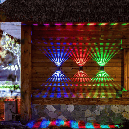 ✨ LETZTER TAG VERKAUF 50% RABATT ✨Wasserdichter 4-LED-Solar-Wandstrahler für den Außenbereich