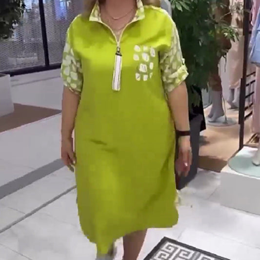 Vestido de Knielang con mosaicos para mujeres