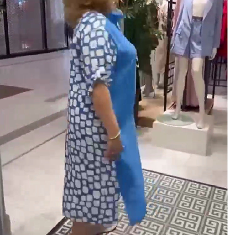 Vestido de Knielang con mosaicos para mujeres