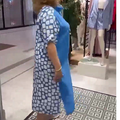 Vestido de Knielang con mosaicos para mujeres