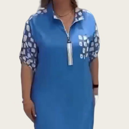 Vestido de Knielang con mosaicos para mujeres