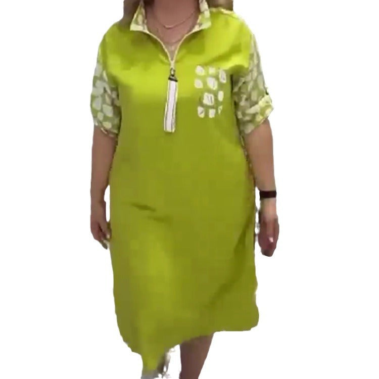 Vestido de Knielang con mosaicos para mujeres