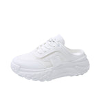 Slip-On-Sneakers mit dicker Plateausohle für Damen