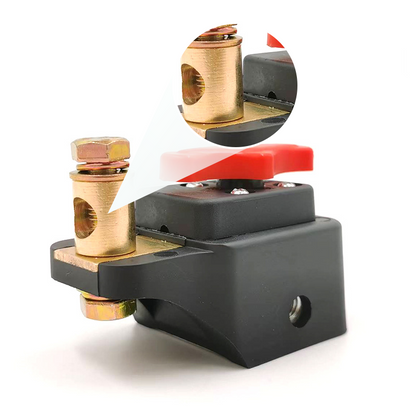 Separador universal para baterías de automóvil con 12–24 V