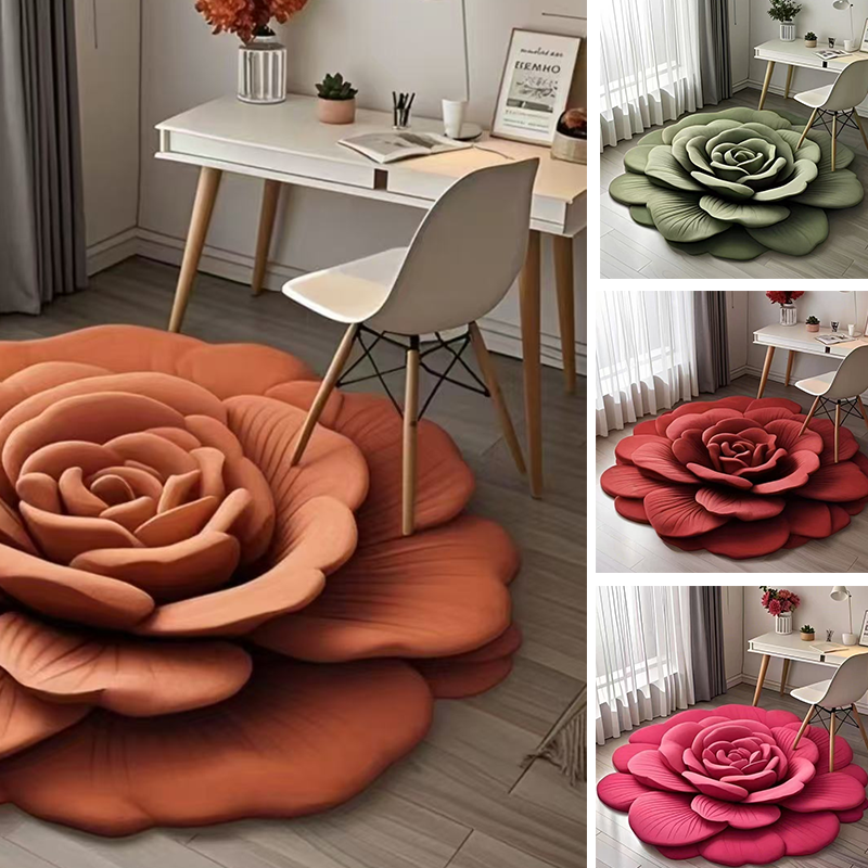 🏠 Nuevo producto 2025🌸Descuento por tiempo limitado y oferta especial🔥Alfombra de suelo de tierra de diatomeas y felpa floral