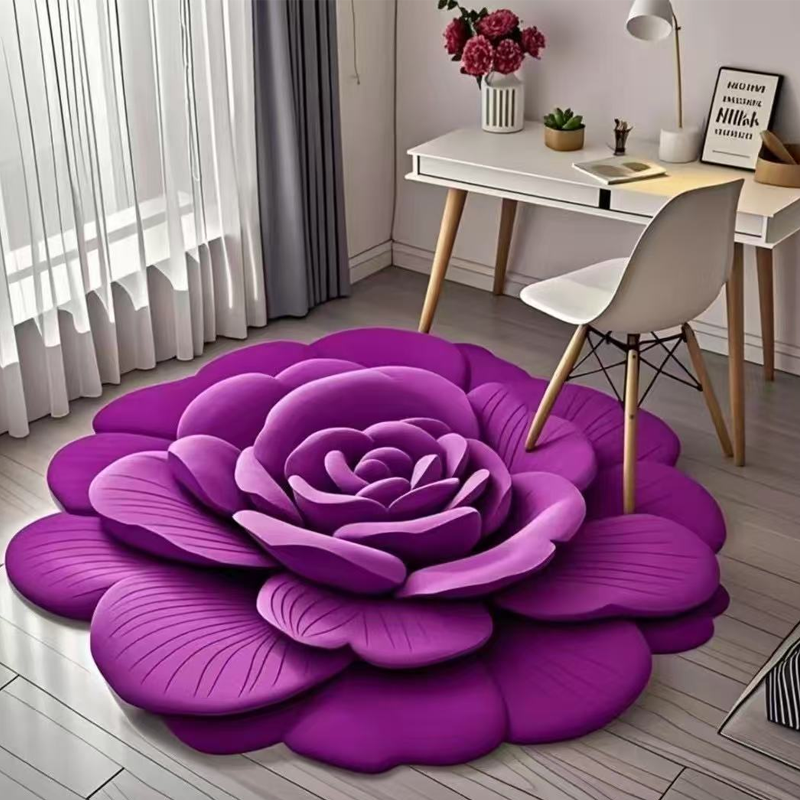 🏠 Nuevo producto 2025🌸Descuento por tiempo limitado y oferta especial🔥Alfombra de suelo de tierra de diatomeas y felpa floral