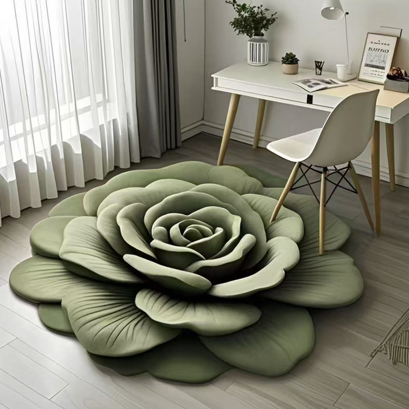 🏠 Nuevo producto 2025🌸Descuento por tiempo limitado y oferta especial🔥Alfombra de suelo de tierra de diatomeas y felpa floral